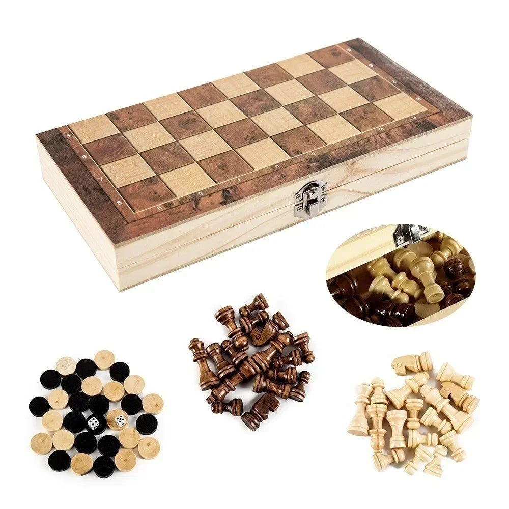 3 in 1 Chess Board