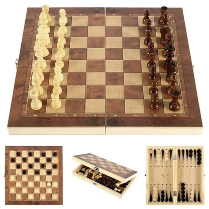 3 in 1 Chess Board