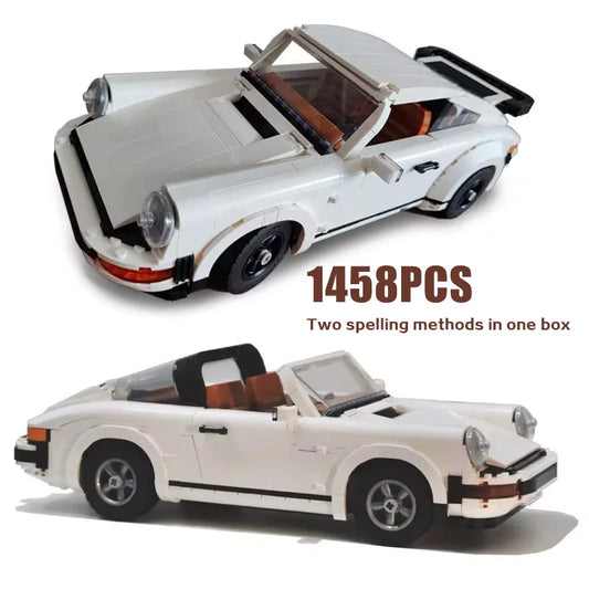 1458PCS Technical Retro Car