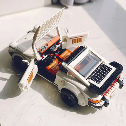 1458PCS Technical Retro Car
