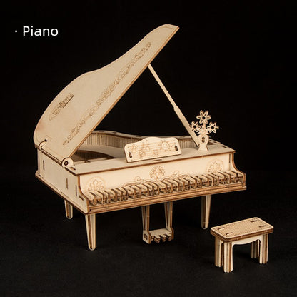 Piano Hard Wood 3D